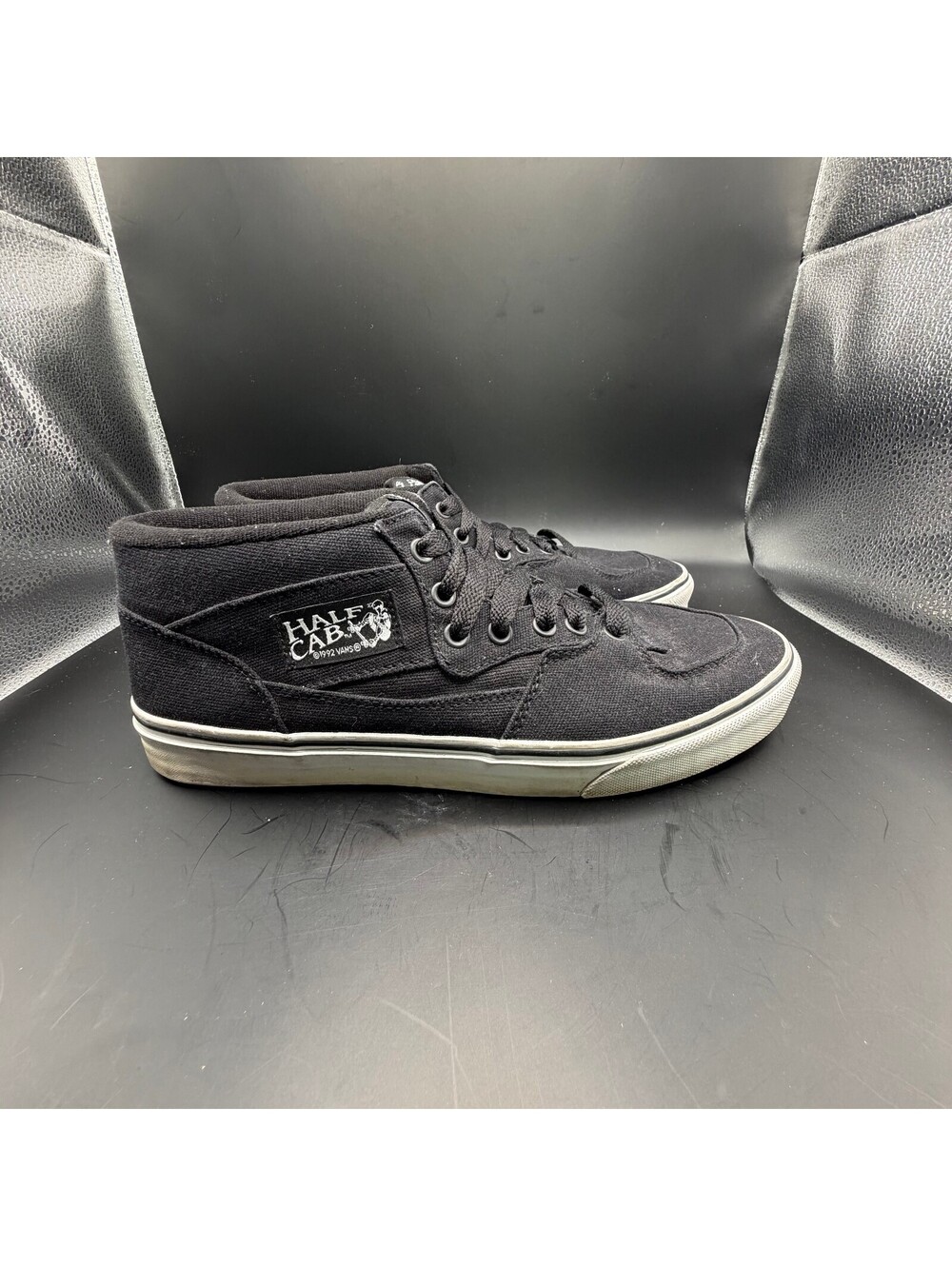 Vans Skate Half Cab Classic Suede Skateboarding Skating Mens 11 Black Shoes